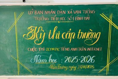 HỘI THI OLYMPIC TIẾNG ANH NĂM HỌC 2025-2026